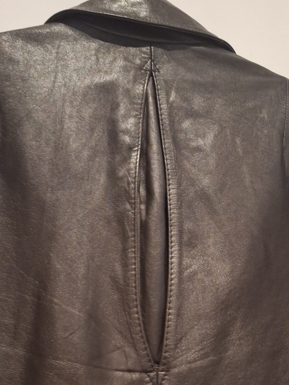 Antelope Vintage Brown Leather Military-Style Field Jacket - Picture 8 of 11